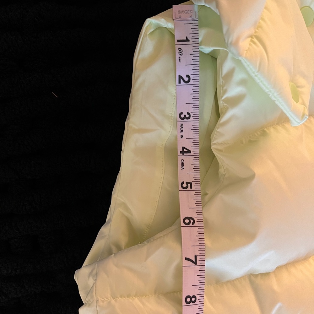 Lululemon Neon Yellow Puffer Vest 0 - Picture 8 of 10